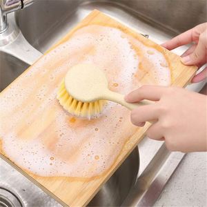 Hot Sales Long-Handle Dish Cleaning <b>Scrub</b> <b>Brush</b> PP Material Kitchen Sink & Pots Pans Cleaner Hand Design Dishwasher Applicable - Product Image 5