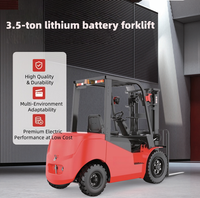 Nouveaux chariots élévateurs à fourche électriques ZOOYA ZYEFX525 2.5T/3.0T/3.5T/3.8T à batterie au lithium 4 roues motrices, à commande assise, pour la manutention de marchandises