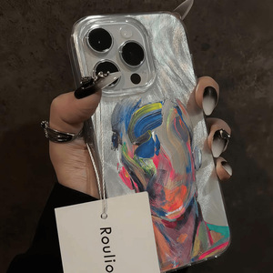 <span class=keywords><strong>Coque</strong></span> pour <span class=keywords><strong>iPhone</strong></span> 17 Pro Max motif Graffiti Peinture à l'Huile, <span class=keywords><strong>Coque</strong></span> Rigide pour <span class=keywords><strong>iPhone</strong></span> 16, 14, 13, avec Grande Ouverture pour <span class=keywords><strong>iPhone</strong></span> <span class=keywords><strong>12</strong></span> - Product Image 3