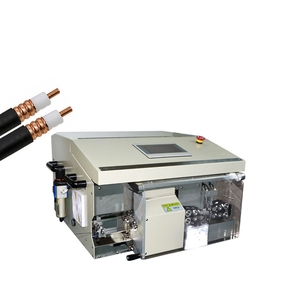Automatic Thin Coaxial Cable <b>Stripping</b> and Cutting Machine Coaxial Cable Multi Layers <b>Plastic</b> Skin <b>Stripping</b> Cutting Machine - Product Image 3