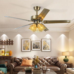 42 Inch <b>Crystal</b> <b>Ceiling</b> Fan <b>Light</b> Invisible Retractable Blades Remote Control Dimmable <b>LED</b> Chandelier Fan 5-Speed DC Motor Home - Product Image 6