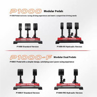 Set de Pedales de Simulador de Carreras Hidráulico Simagic P1000-RS de Fábrica Pedales Metálicos para Videojuegos de Carreras Accesorios de Juego
