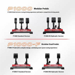 Set Pedali da Fabbrica Simagic P1000-RS Idraulici per Simulatore di Corse Pedali in Metallo per Videogiochi di Corse Accessori da Gioco - Product Image 2
