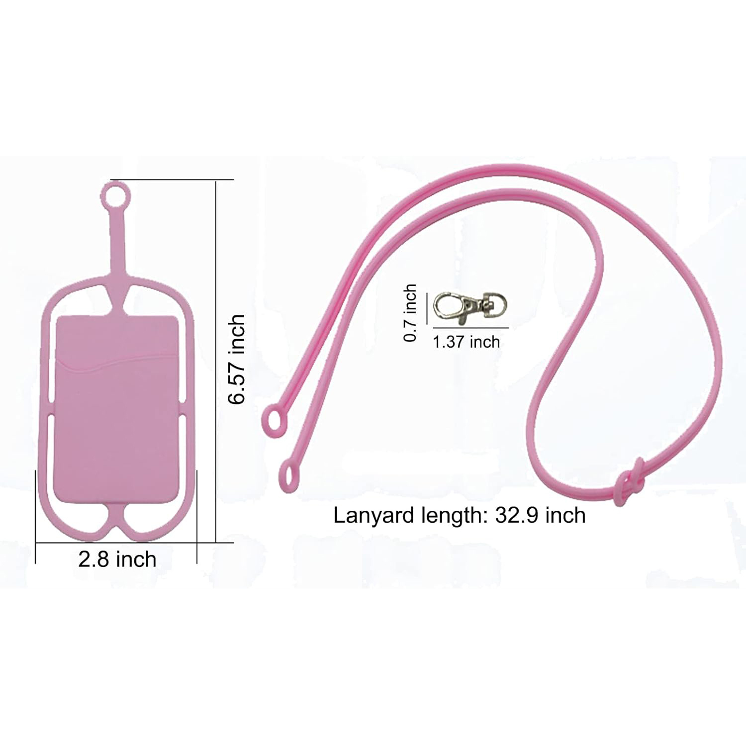 High Quality Wood Silicone Bead Necklace Lanyard Fashion Teacher Nurse Badge Reel Lanyards With ID Card Holder Image 5