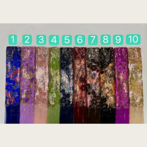 Tessuto in <span class=keywords><strong>Tulle</strong></span> con Perline e Fiori 3D G3918, 10 Colori per Abiti da Sera e Abiti da Sposa - Product Image 6