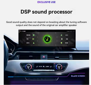 ZWNAV pemutar Multimedia mobil, Unit kepala Stereo layar tampilan GPS Radio mobil 14.9 inci untuk Audi A4L A5 2017-2019 - Product Image 4