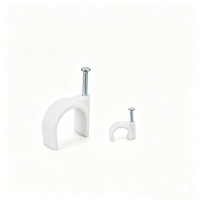 Clip en fil d'acier de qualité garantie, design classique, support de fil facile à utiliser sans outils supplémentaires pour le câblage intérieur