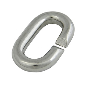 Stainless Steel 316 Marine Connecting Link 8mm CHAIN EMERGENCY C LINK Ring Rigging Kayak <b>Yacht</b> Boat Hardware Accessories Stainle - Product Image 6