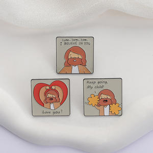 Broches de Esmalte Suave Metálico con Citas de Jesús, 'Jesús te ama', 'Sigue adelante, mi hijo', Insignias de Solapa, Regalo para Niños y Amigos - Product Image 4