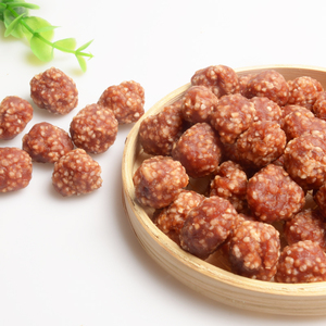 Cordero bola de arroz deliciosos aperitivos Cordero combinar arroz carne de proteína rica nutrición oem alimentos para mascotas perro fabricación - Product Image 4