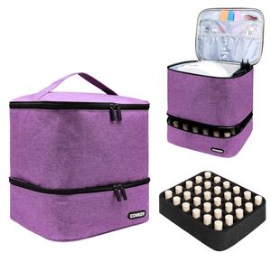 Free Sample Nail Polish Organizer,Double-Layer Nail Organizers and Storage for Nail <b>Tech</b>,Nail Polish Carrying Case <b>Bag</b> Holds - Product Image 6