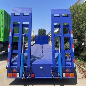 Truckpillar Semirremolque de Plataforma Baja de Acero de 40 pies y 4 Ejes para Carga Pesada, con Suspensión Mecánica y Frenos Dobles - Product Image 5