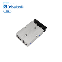 Cilindro de doble eje serie YBL TN/TDA, cilindro de aire neumático guiado de aleación de aluminio, piezas neumáticas de doble efecto