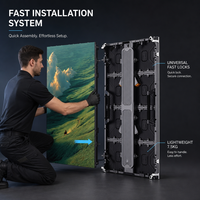 Nouveau prix promotionnel Écrans LED de location pour événements intérieurs 500*1000mm Luminosité 800CD Garantie 3 ans CMS Cloud-Based RDM