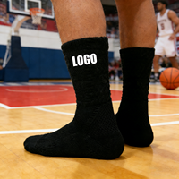 Chaussettes de basketball et de badminton pour hommes, épaisses et chaudes, en tissu éponge, style professionnel américain – Nouveauté très demandée