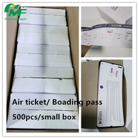 Ensemble d'étiquettes de bagages et de cartes d'embarquement en carton imperméable personnalisable pour les agences de voyage et les supermarchés