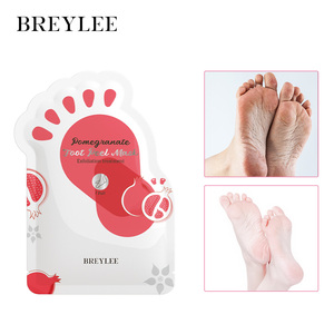 Masque exfoliant pour les pieds à la grenade BREYLEE, masque hydratant aux fruits - Product Image 2