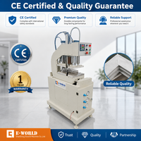 Machine de soudage pneumatique manuelle à tête unique pour profilés PVC, soudeuse UPVC à tête unique, plaque chauffante et pièces de rechange en tissu téflon