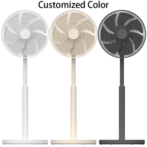 Ventilateur sur pied oscillant rechargeable en plastique RUNAL à faible bruit avec contrôle intelligent via l'application Tuya, hauteur réglable pour usage domestique - Product Image 3