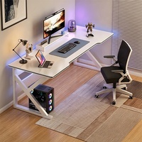 Escritorio Ergonómico Moderno para Oficina en Casa, Mesa para PC de Juegos