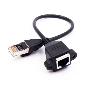 Bộ Chuyển Đổi Nối Dài Mạng RJ45 Cat6 PVC Tùy Chỉnh Cáp Ethernet Gắn Bảng Điều Khiển - Product Image 4