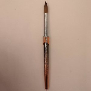 Kolinsky Acrylic Nail <b>Brush</b> Pure Sable Custom Logo Wholesale Manicure Salon Painting Drawing Building Nail Art Tool Wood Handle - Product Image 2