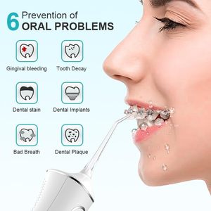 Custom Logo Cordless Dental Care Device Portable Teeth Flossers Rechargeable IPX7 Oral Irrigator for Home Use - Product Image 4
