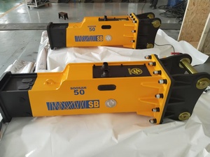 Durable SB50 Tipo de caja Martillo hidráulico Cuerpo principal 100mm Diámetro del cincel para excavadoras de 11-16 toneladas Construcción Minería Nuevo cincel - Product Image 2