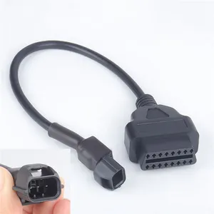 Topsale Motorcycle OBD Connector 3Pin OBD Cable Adapter for KYMCO Motorbike Diagnostic Tool