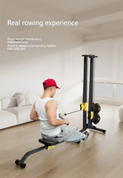 Máquina de Remo Nueva, Equipo de Fitness, Ejercicio, Soporte de Alta Resistencia para Pesas, Dispositivo de Entrenamiento Multifuncional Integrado, Máquina Smith
