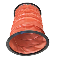 Connecteurs de tuyauterie flexibles haute température résistants au feu d'usine pour les systèmes de CVC joint de dilatation soufflet en tissu