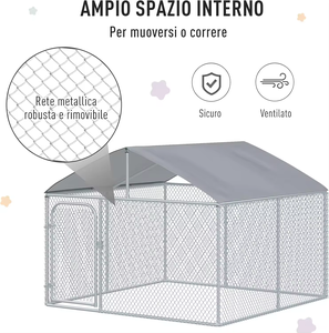 Nhiệm Vụ Nặng Nề Kim Loại Lớn Động Vật Lồng Hàn Dây Lưới Cho Zoo Tiger Lion Show Lồng Chuỗi Liên Kết Hàng Rào - Product Image 2