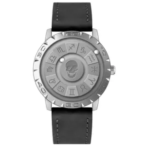 Magnetische Bal Voor Mannen Persoonlijkheid Creatief Horloge Hipster Zwarte Technologie Cool Concept Bezel-Less Design Horloge