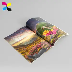 Good Quality Full Color Custom Printing Catalog Brochure Booklet Softcover Magazine