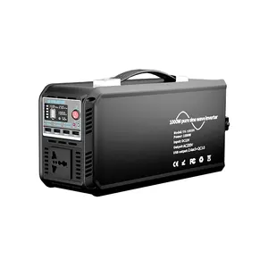 Meilleure alimentation hors réseau 12V 24V à 220V cc ac 1000W onduleur intelligent avec ports USB