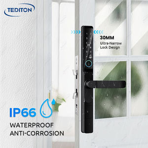 Tediton <span class=keywords><strong>Serure</strong></span> de Porte Inteligente Pour Porte Extérieure Numérique Ttlock Biométrique Intelligent Serrures de Porte Coulissante - Product Image 5