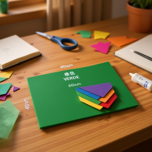 Feuille de feutre Ilan 40x60 cm verte, fournitures d'artisanat - Product Image 3