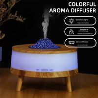 Nouvel humidificateur de bureau USB en plastique avec lumières créatives, protection anti-sécheresse, fonction aromathérapie et minuterie