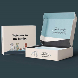 Caja de regalo de embalaje para cosméticos, papel corrugado personalizado con estampado colorido - Product Image 5