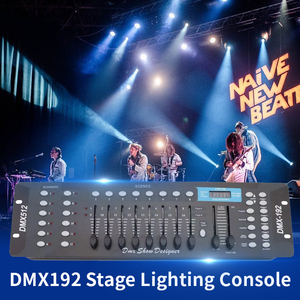 Dễ dàng cài đặt <span class=keywords><strong>DMX</strong></span> 192 điều khiển <span class=keywords><strong>LED</strong></span> PAR ánh sáng DMX512 ánh sáng sân khấu điều khiển cho đám cưới di chuyển đầu ánh sáng 12V 8A 6A - Product Image 3