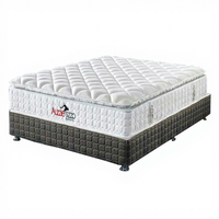 Matelas en latex de taille standard pour hôtel, certifié usine, vente en gros, en boîte, tailles Twin, Simple, King Size, avec ressorts ensachés en gel, OEM