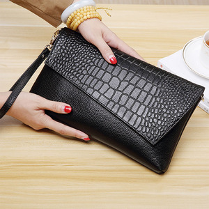 Sac à main à rabat en cuir véritable pour femme, sac à bandoulière, <span class=keywords><strong>crocodile</strong></span>, luxe, pour soirées, fête, nouvelle collection - Product Image 3