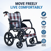 Fauteuil roulant manuel simple, bon marché, de bonne qualité, durable, pour personnes handicapées