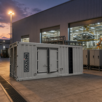 Groupe électrogène diesel Cummins 1250 kVA de type conteneur, générateur diesel 1000 kW de type conteneur, refroidi par eau, sans balais, station d'alimentation