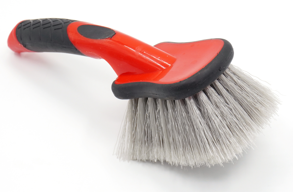 PP Handle PET Filament Car Tyre Cleaning Brush For Detailing