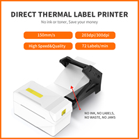 A318 haute vitesse et qualité 3 pouces Support usb/ Blue-tooth impression sans fil expédition thermique Étiquette sans encre autocollant Imprimante