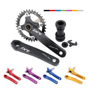 Juego de Bielas IXF <span class=keywords><strong>para</strong></span> Bicicleta de Montaña/Carretera, 170 mm, Brazo de Biela Integrado con Soporte Inferior y Plato CNC de 104bcd, Biela <span class=keywords><strong>para</strong></span> Bicicleta de Montaña - Product Image 1