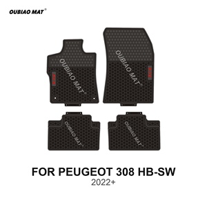 Alfombrillas para Coche <span class=keywords><strong>PEUGEOT</strong></span> <span class=keywords><strong>308</strong></span> HB-<span class=keywords><strong>SW</strong></span> <span class=keywords><strong>2022</strong></span>+, Revestimientos de PVC Fáciles de Limpiar - Product Image 1