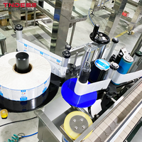 Máquina etiquetadora automática para pequeñas empresas, máquina etiquetadora de botellas redondas con impresora de código de fecha, número de referencia: 1, 2