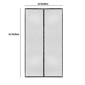 Özelleştirilmiş boyutu avrupa tarzı böcek sivrisinek net manyetik sineklikli kapı takviyeli manyetik sivrisinek net perde kapı - Product Image 4